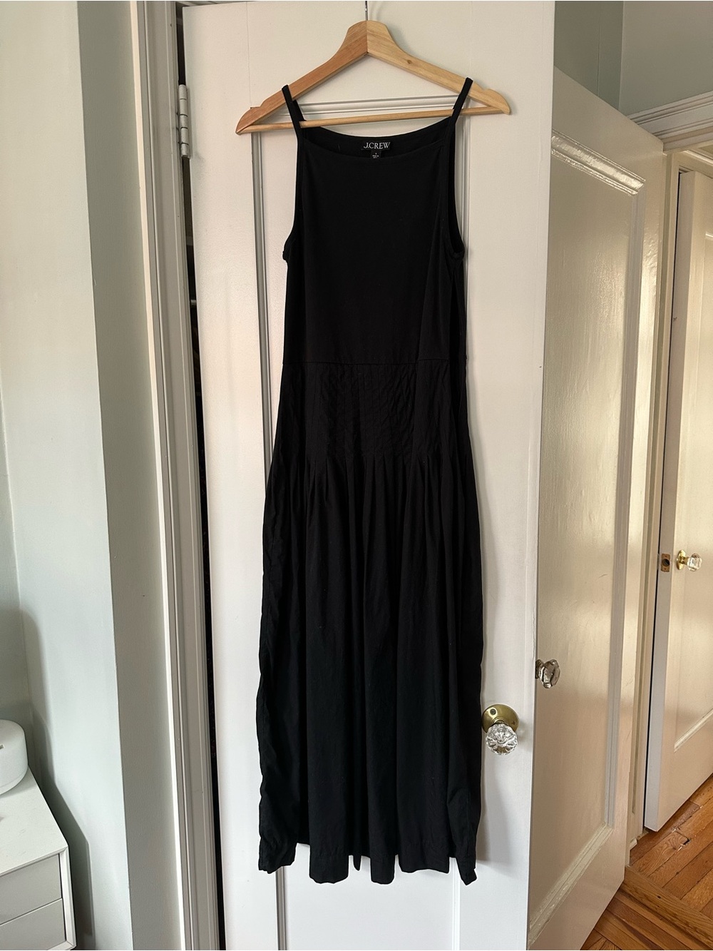 Jcrew cotton drop waste maxi dress
